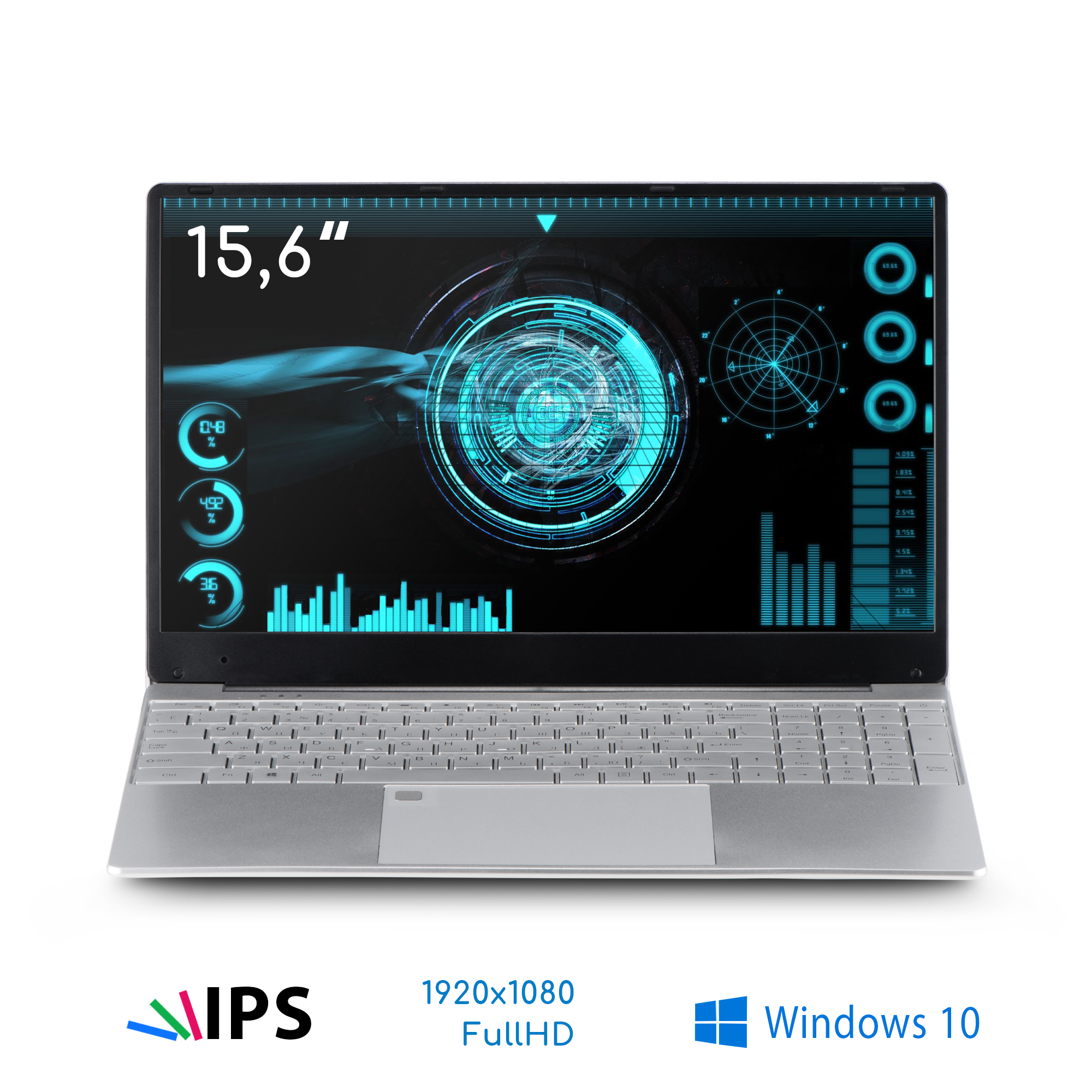 

Ноутбук Azerty AZ-1505 Silver (120-0387), AZ-1505
