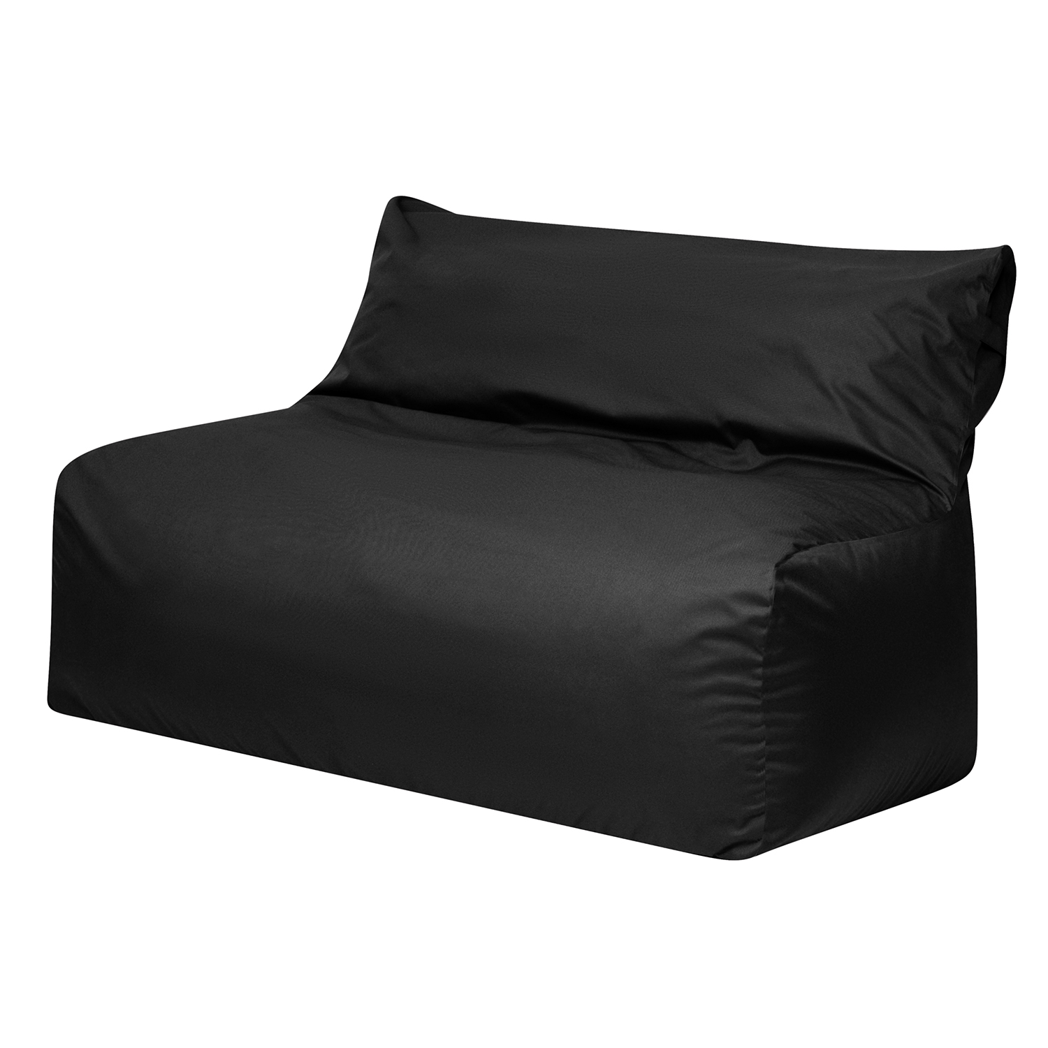 фото Бескаркасный диван модерн черный экокожа, классический dreambag