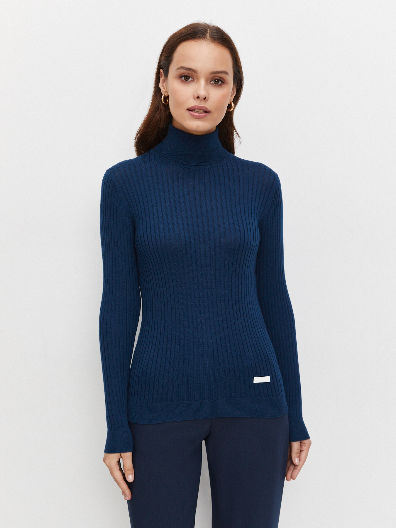 

Водолазка женская Just Clothes 431556 синяя 44 RU, Синий, 431556