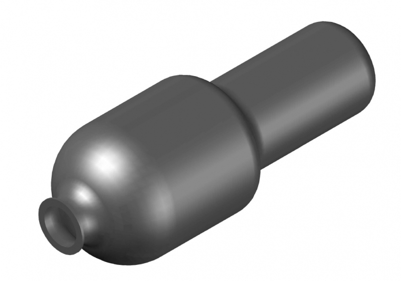 Мембрана для гидроаккумулятора, проходная, SeFa, горл 80 мм. EPDM 80/100LT-80AR (F0A0257)