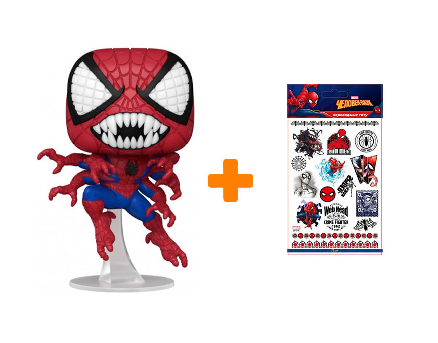 

Набор Doppelganger Spider-Man 1 (фигурка + татуировки)