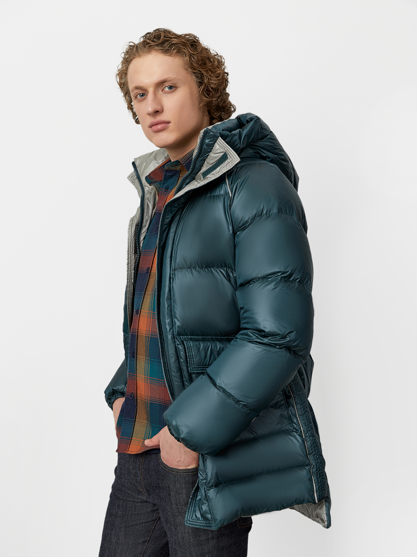 

Пальто мужское Just Clothes 443567 зеленое 54 RU, Зеленый, 443567