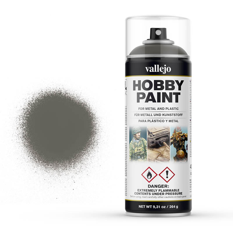 

Аэрозольная грунтовка Vallejo серии Aerosol German Field Grey, 400 мл, 28006, German Field Grey