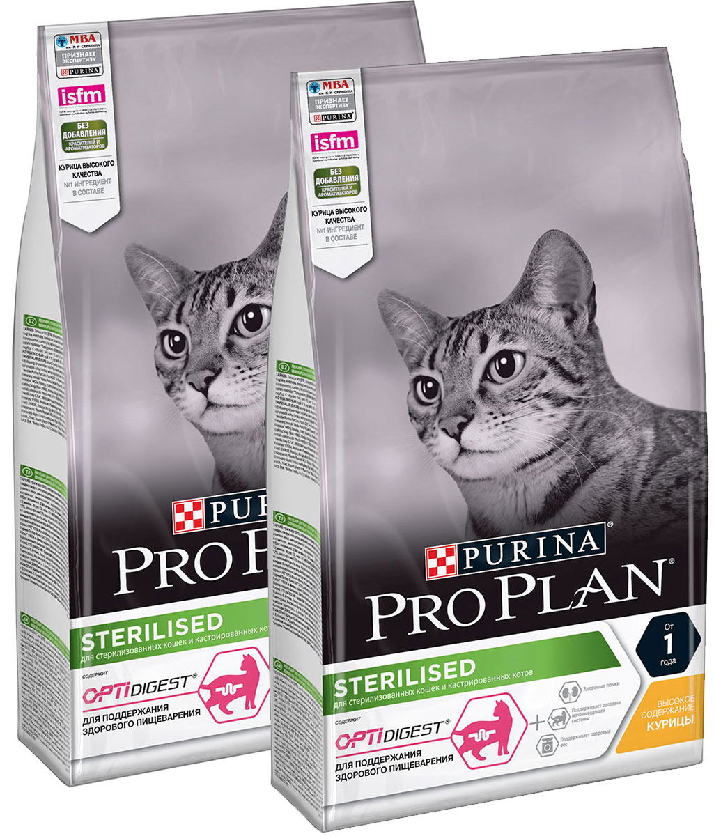 

PRO PLAN PRO PLAN CAT OPTISENSES STERILISED SALMON для взрослых кастрированных котов и сте