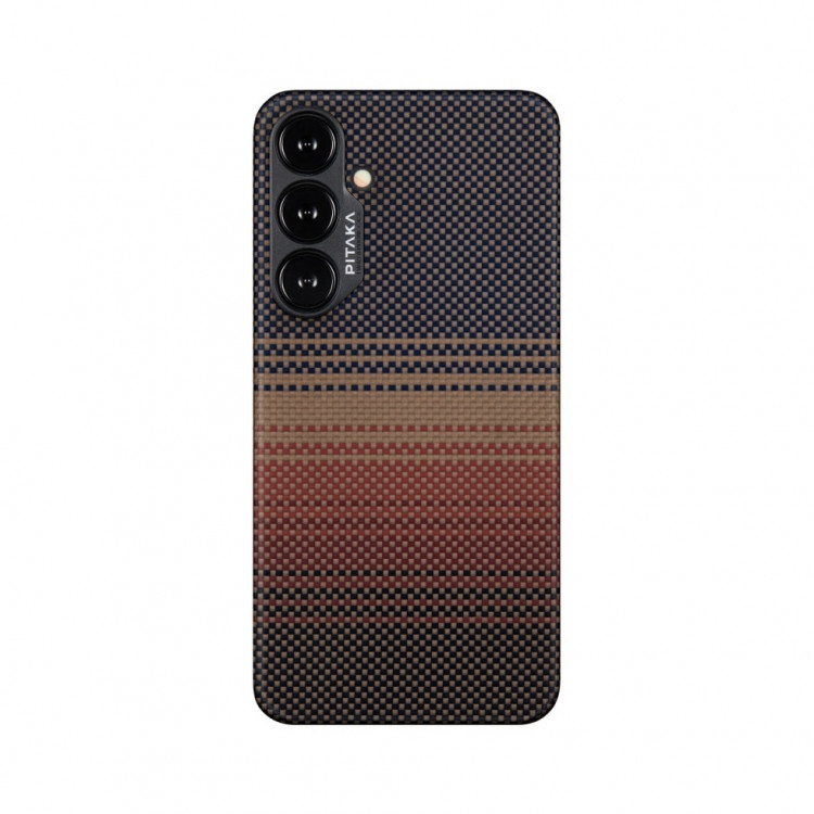 

Чехол Pitaka MagEZ 4 Samsung Galaxy S24 (6.16 "), Коричневый;оранжевый, Samsung Galaxy S24