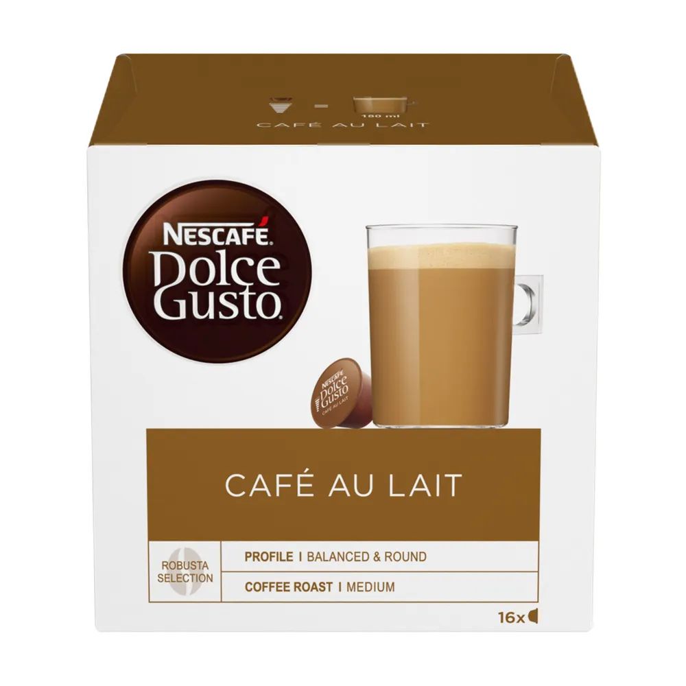 Кофе в капсулах Nescafe Dolce Gusto Cafe au Lait 16капсул