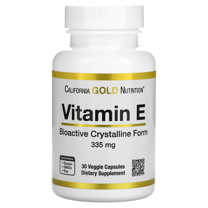 

Bioactive Vitamin E, 335 mg (500 IU), 30 капсул