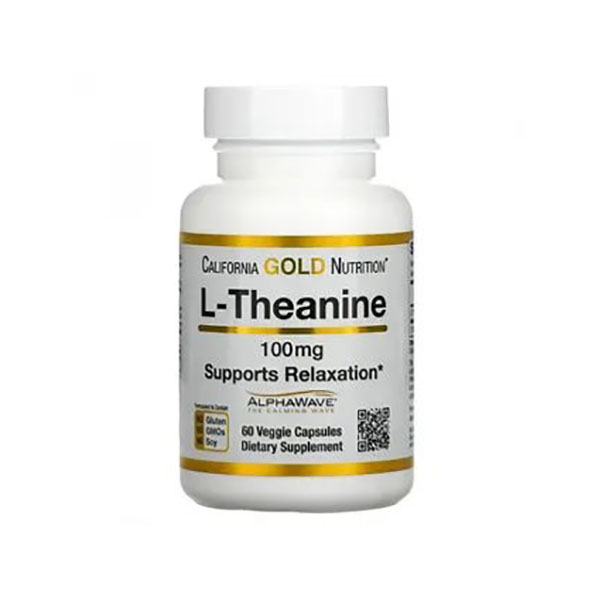 California Gold Nutrition L-Theanine, AlphaWave, 100 mg, капсулы 60 шт.