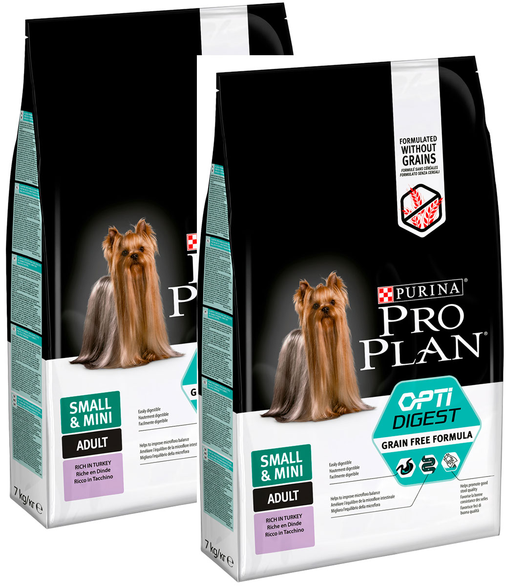 

PRO PLAN PRO PLAN ADULT DOG OPTIDIGEST GRAIN-FREE SMALL & MINI беззерновой для взрослых со