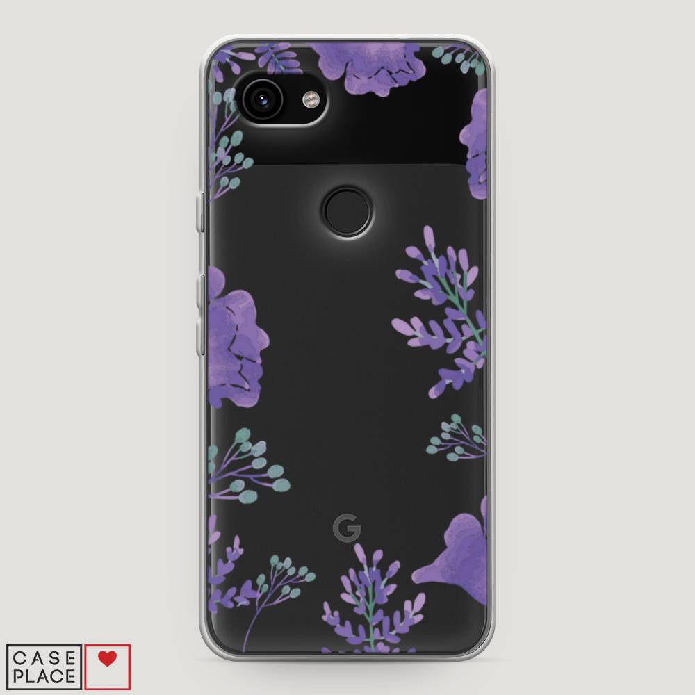 

Чехол Awog на Google Pixel 3a "Сиреневая цветочная рамка", Разноцветный, 270150-8