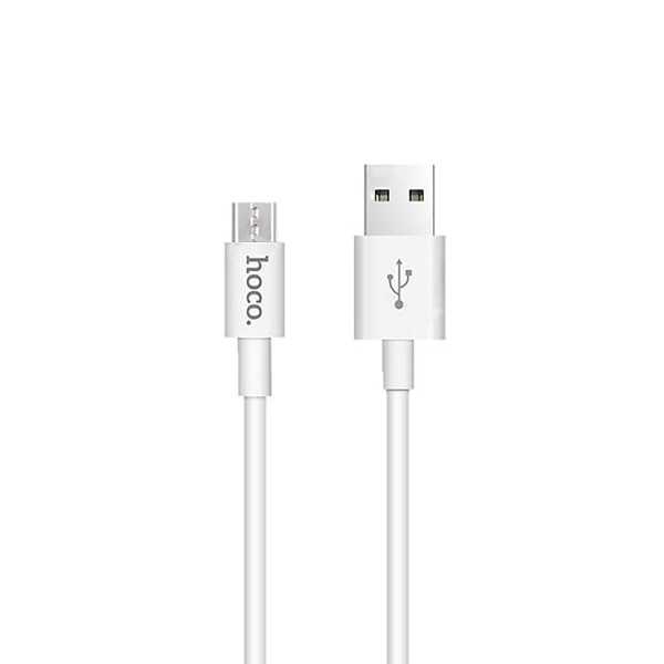 

Кабель USB MicroUSB Hoco X23 TPU 1м Белый, MicroUSB X23 TPU 1м Белый