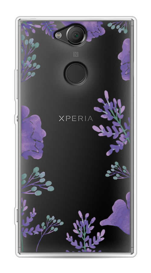 

Чехол Awog на Sony Xperia XA2 "Сиреневая цветочная рамка", Разноцветный, 53150-8