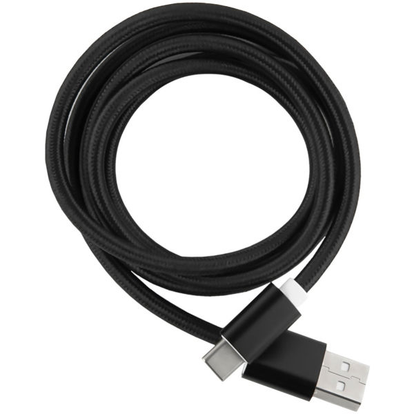 

Кабель USB Type-C Red Line 3A в переплете 1м Черный, Type-C 3A в переплете 1м Черный