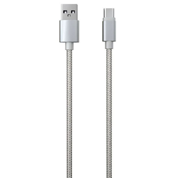 

Кабель USB Type-C Red Line 2A - 2.0 в переплете 1м Серебряный, Type-C 2A - 2.0 в переплете 1м Серебряный