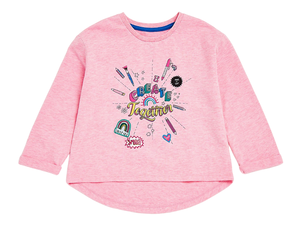 Лонгслив детский Mothercare Longsleeve розовый 116 3399₽