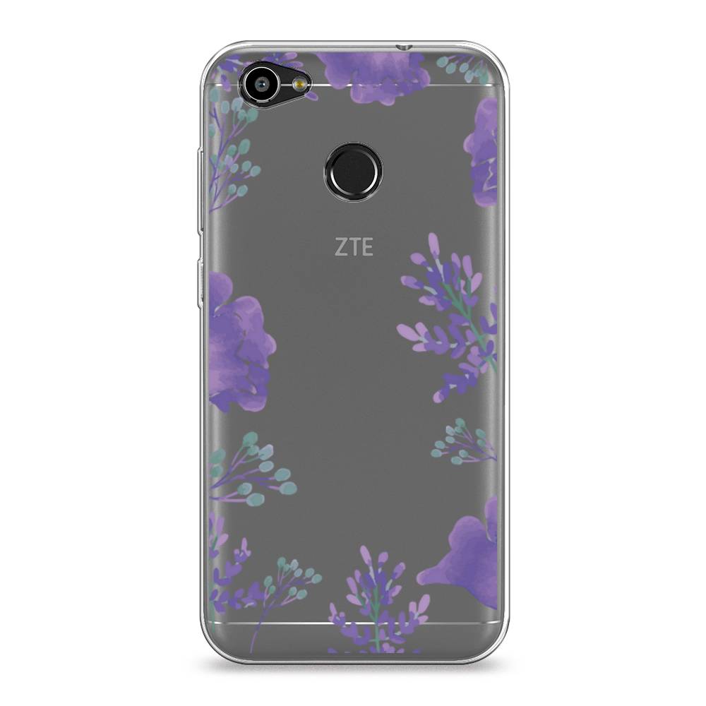 

Чехол Awog на ZTE Blade A6 / ЗТЕ Блэйд A6 "Сиреневая цветочная рамка", 132350-8