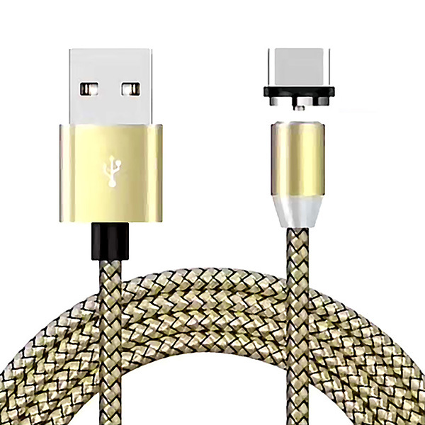 

Кабель USB Type-C DC Magnetic магнитный Золотой, Type-C DC Magnetic магнитный Золотой