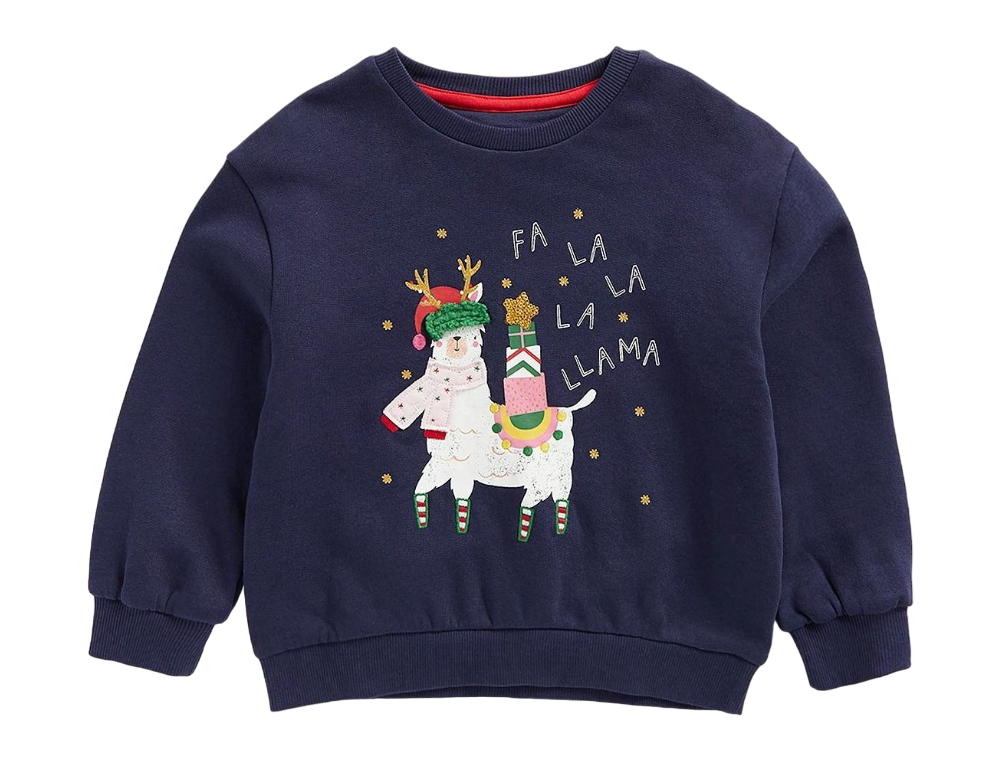 Свитшот детский Mothercare Sweatshirt, темно-синий, 116