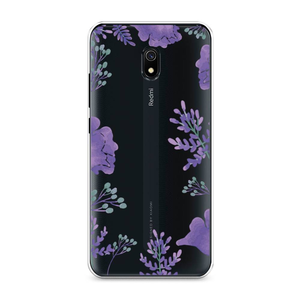 

Чехол Awog на Xiaomi Redmi 8A "Сиреневая цветочная рамка", Разноцветный, 37250-8