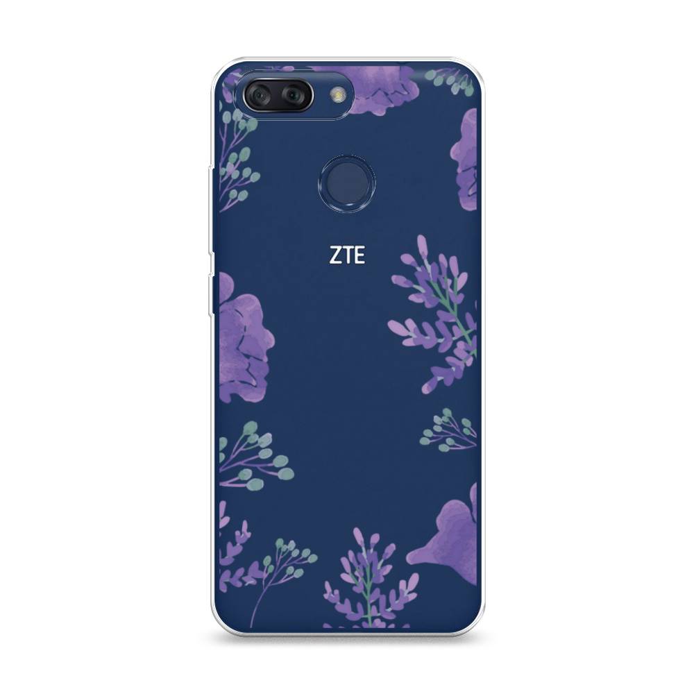 

Чехол Awog на ZTE Blade V9 Vita / ЗТЕ Блэйд V9 Vita "Сиреневая цветочная рамка", Разноцветный, 132550-8
