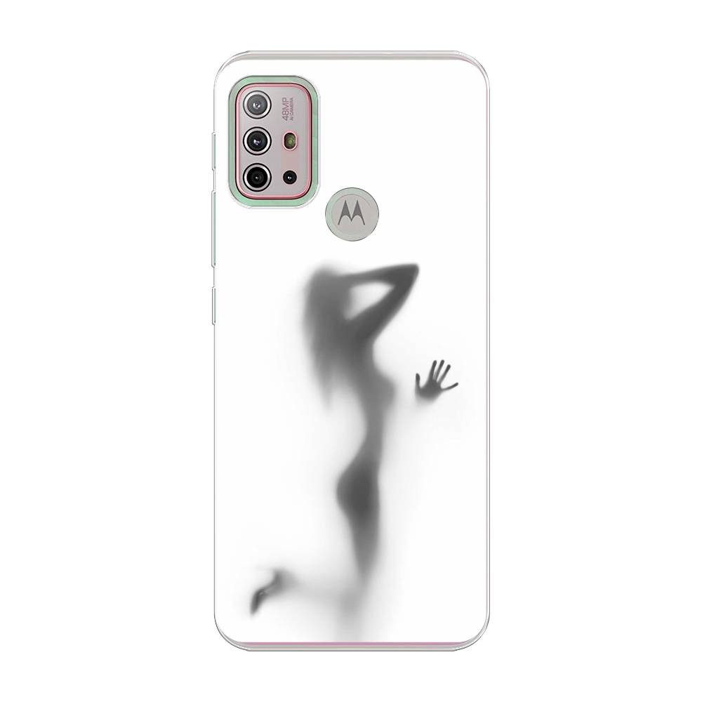 фото Силиконовый чехол "стекло в душе" на motorola moto g10 awog