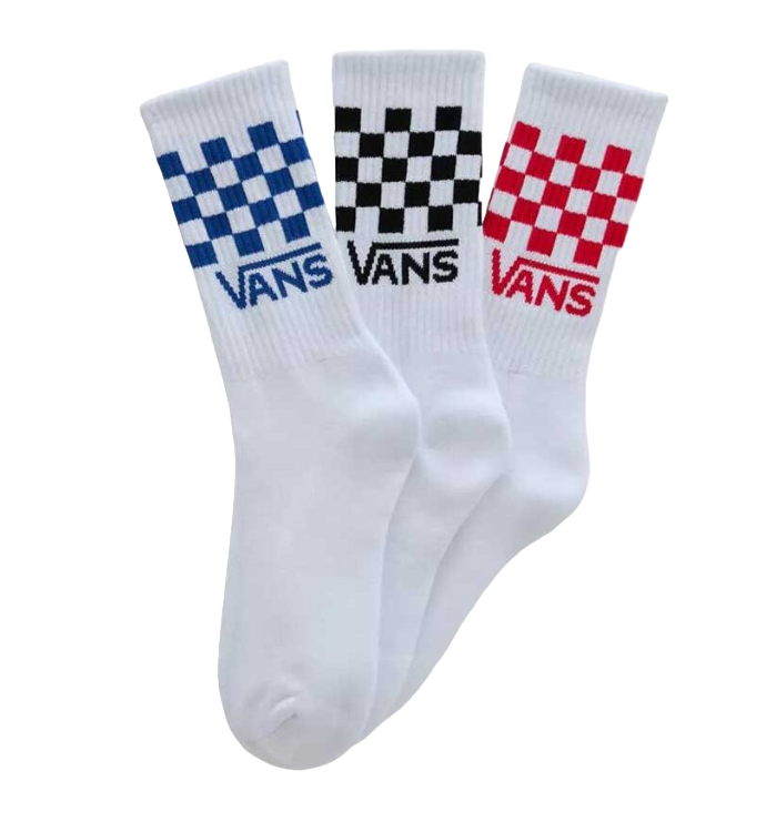 

Носки детские Vans DROP V CLASSIC CHECK CREW SOCK, синий, 20-22, Белый, DROP V CLASSIC CHECK CREW SOCK