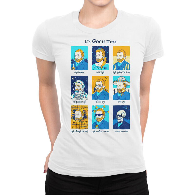 фото Футболка женская dream shirts ван гог - it's gogh time 10000981 белая 3xl