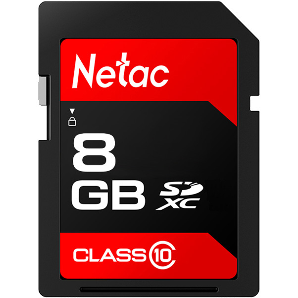 Карта памяти Netac SDHC 8Гб P600 8Gb NT02P600STN-008G-R 579₽