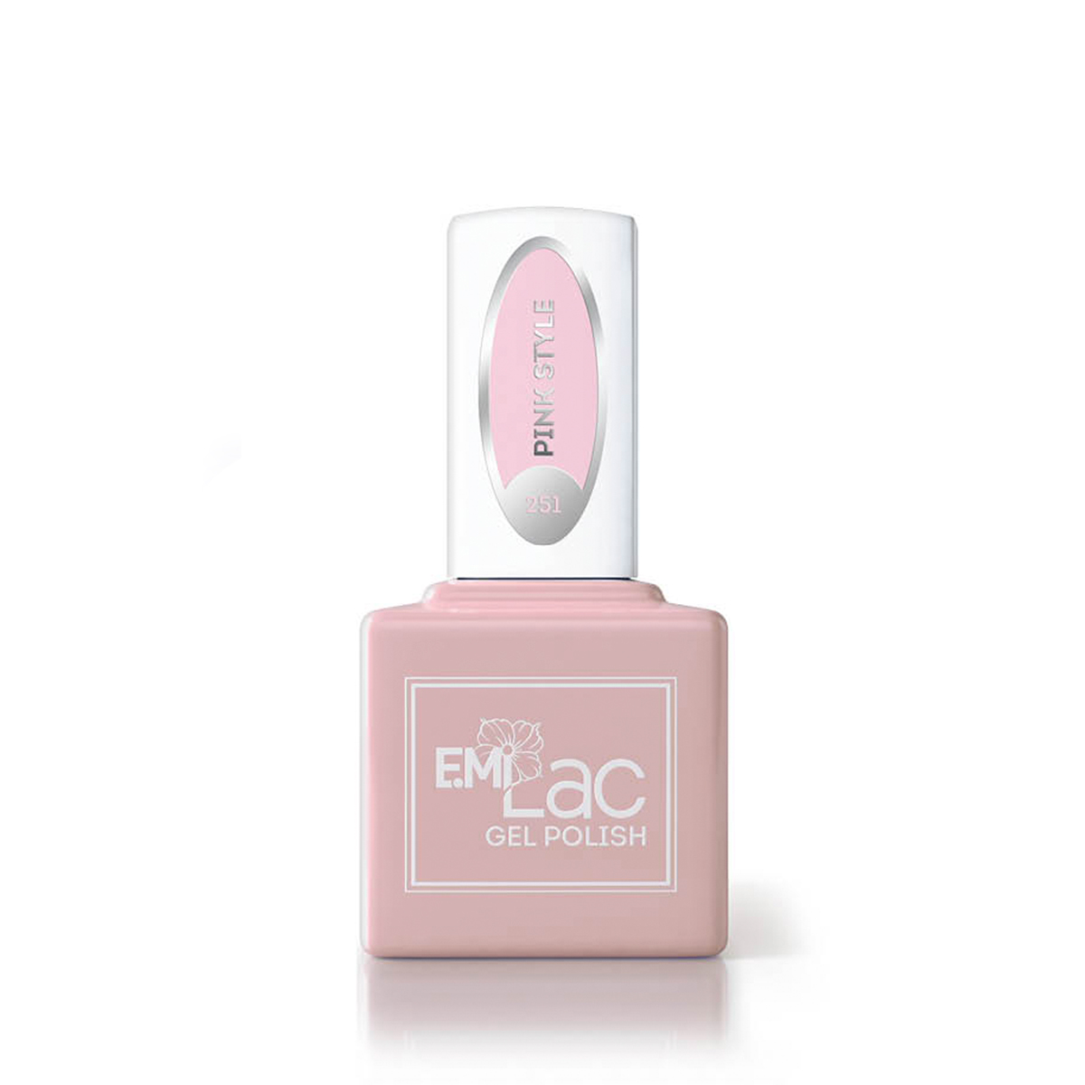 

E.MiLac, Гель-лак №251 Pink Style, 9 мл, Розовый