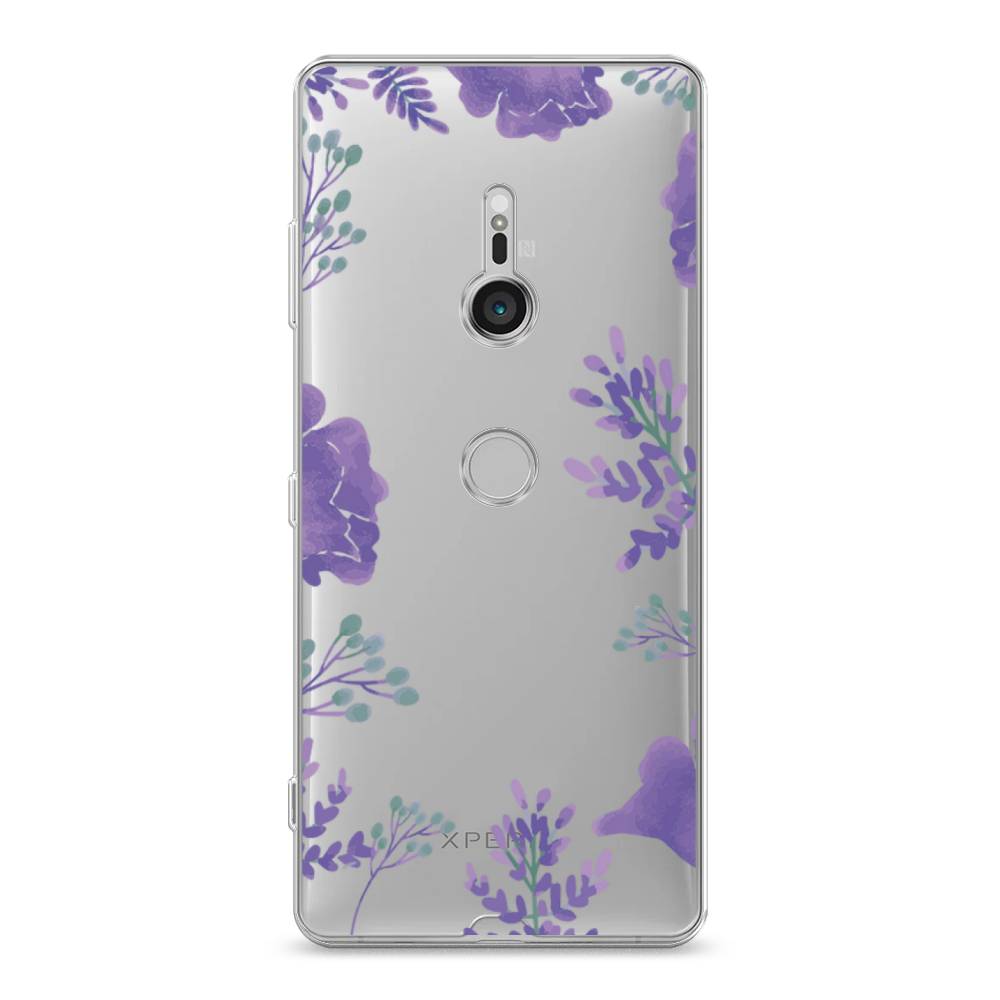 

Чехол Awog на Sony Xperia XZ3 "Сиреневая цветочная рамка", Разноцветный, 53650-8