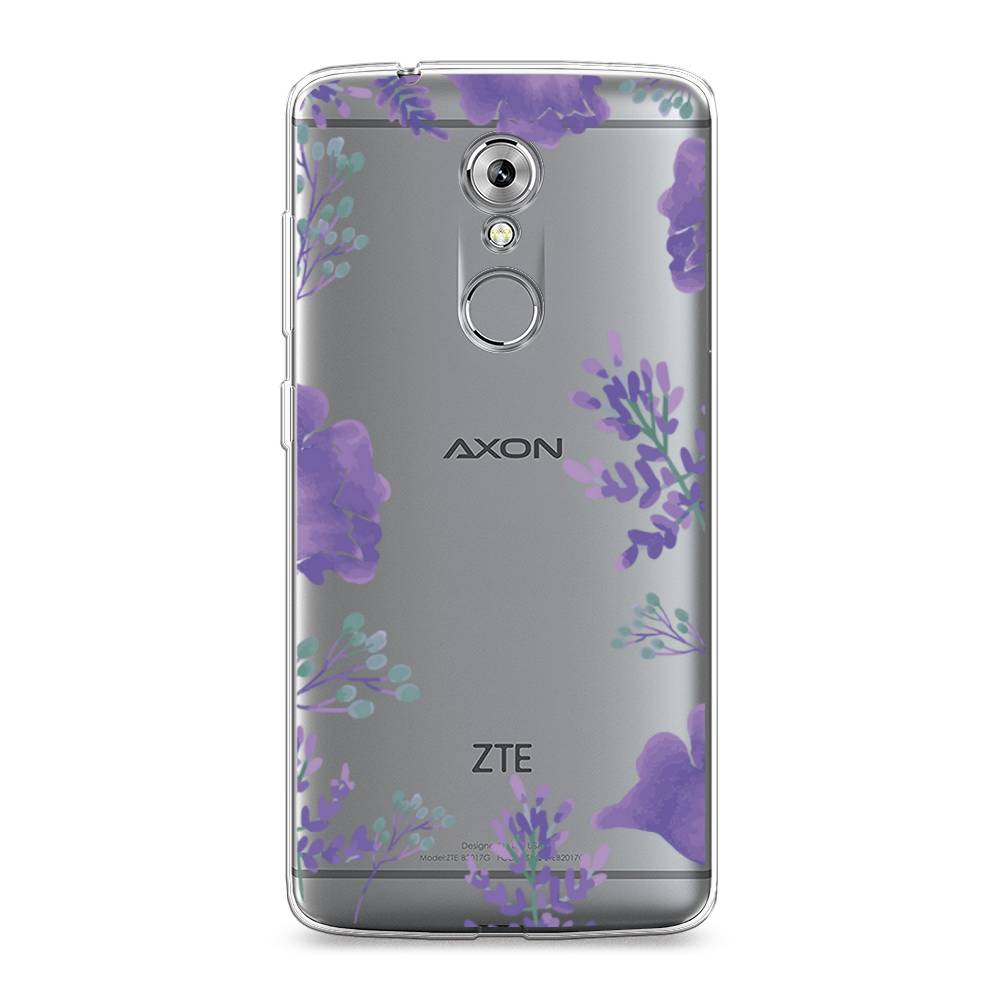 

Чехол Awog на ZTE Axon 7 / ЗТЕ Axon 7 "Сиреневая цветочная рамка", Разноцветный, 131450-8