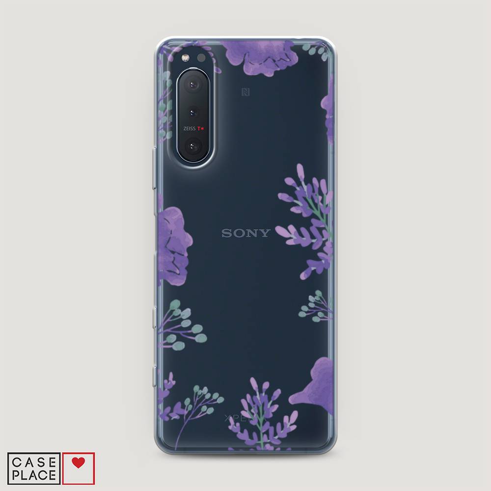 

Чехол Awog на Sony Xperia 5 II "Сиреневая цветочная рамка", Разноцветный, 54750-8