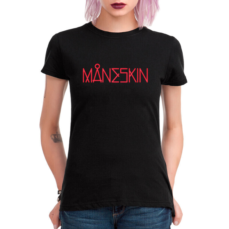 

Футболка женская Dream Shirts Maneskin 10001011 черная S, Maneskin 10001011