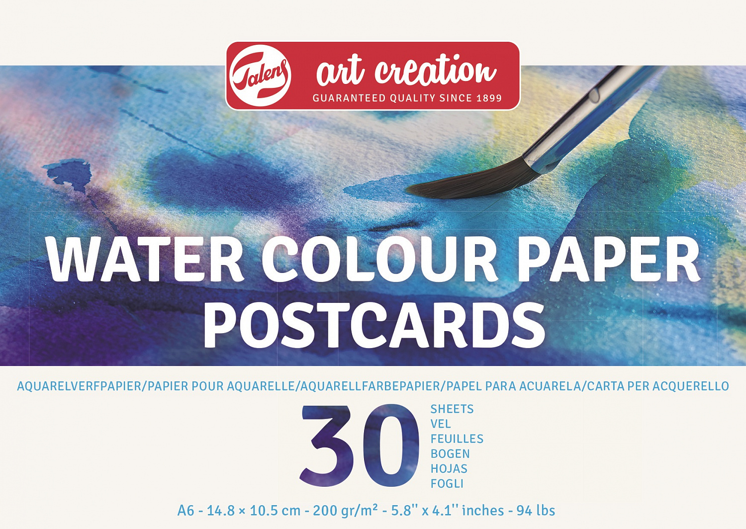 

Альбом для акварели "Art Creation postcard", 105x148 мм, 30 листов