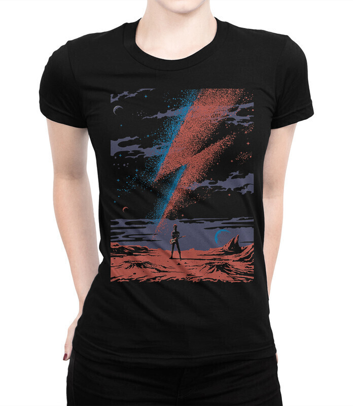 

Футболка женская Dream Shirts Дэвид Боуи - David Bowie 10001161 черная L, Дэвид Боуи - David Bowie 10001161