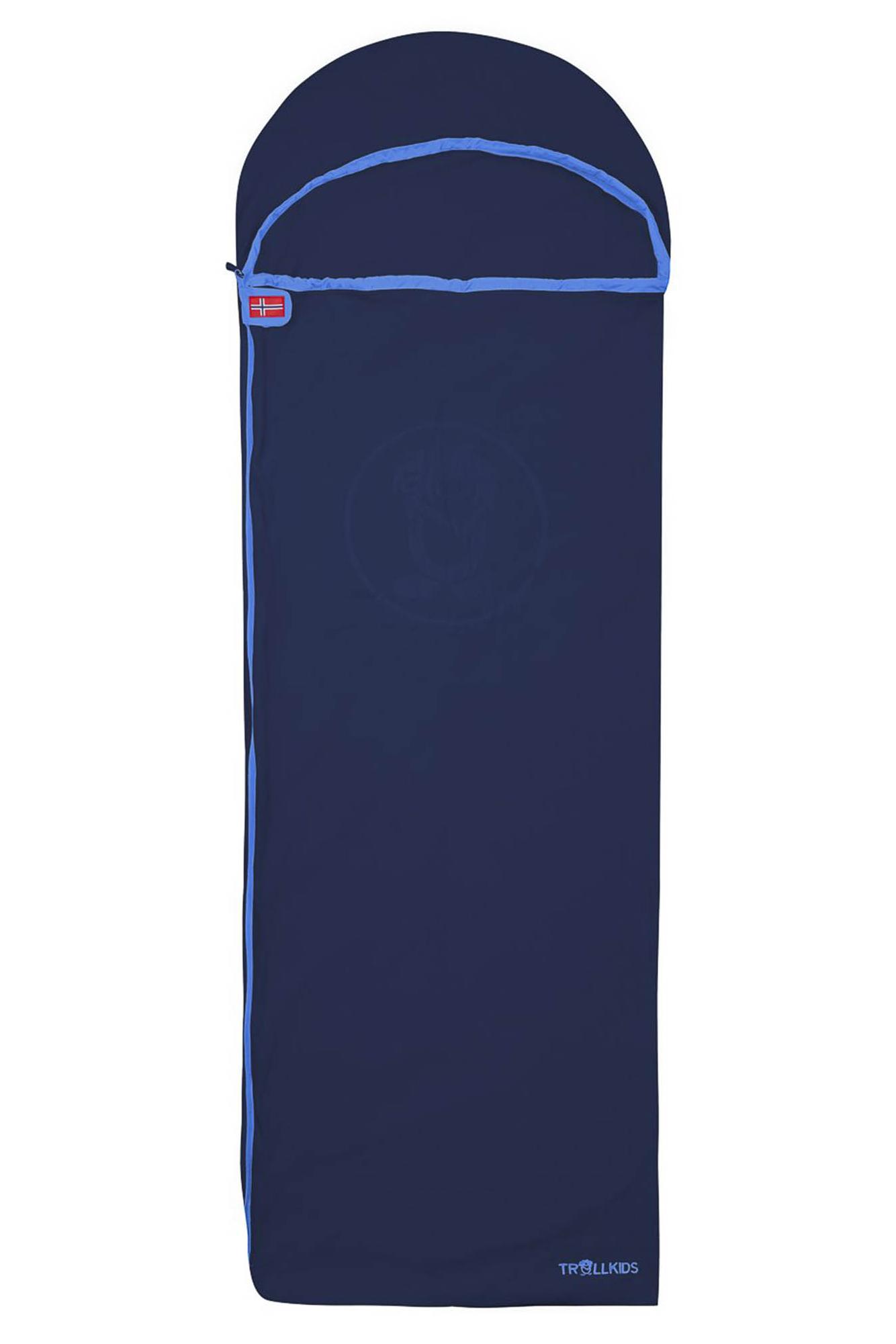 Вкладыш В Спальник Trollkids Fleece Sleeping Bag Navy/Medium Blue (Б/Р)