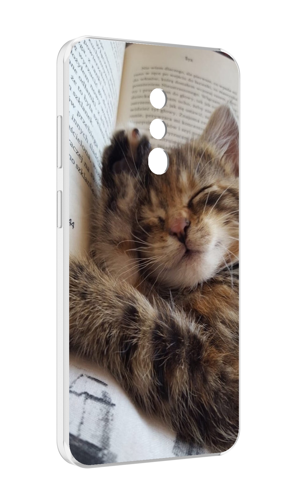 

Чехол MyPads Спящий-котенок для Blackview BV5200, Прозрачный, Tocco