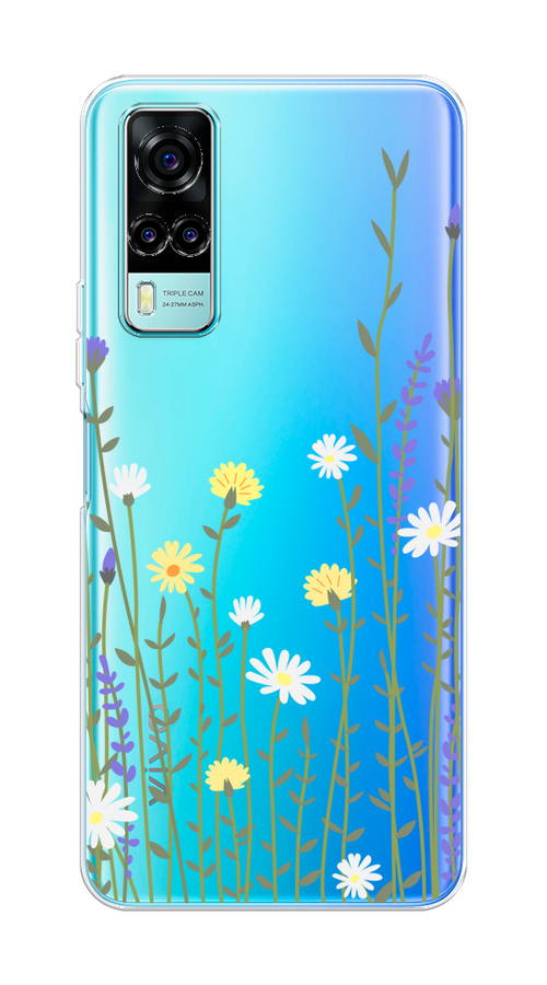 

Чехол на Vivo Y53s 4G "Ромашка и лаванда", Зеленый;желтый;прозрачный, 264950-1