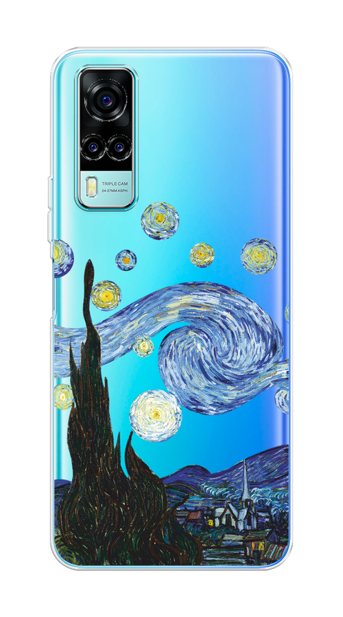 

Чехол на Vivo Y53s 4G "Ночь Ван Гога", Голубой;синий;черный, 264950-1