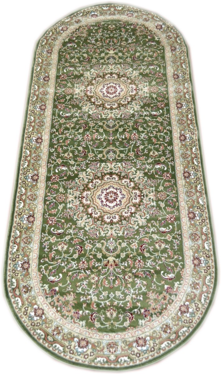 фото Ковер sofia rugs persian 3870a овал зеленый 100x200