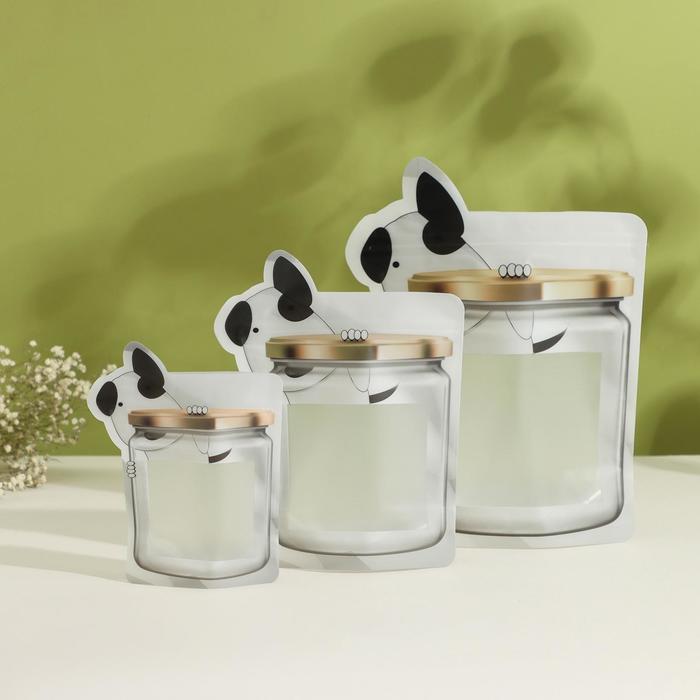 

Набор пакетов для хранения сыпучих продуктов, 3 шт, 18,2×23,5 см, 14,5×19 см, 11,2×14,5 см