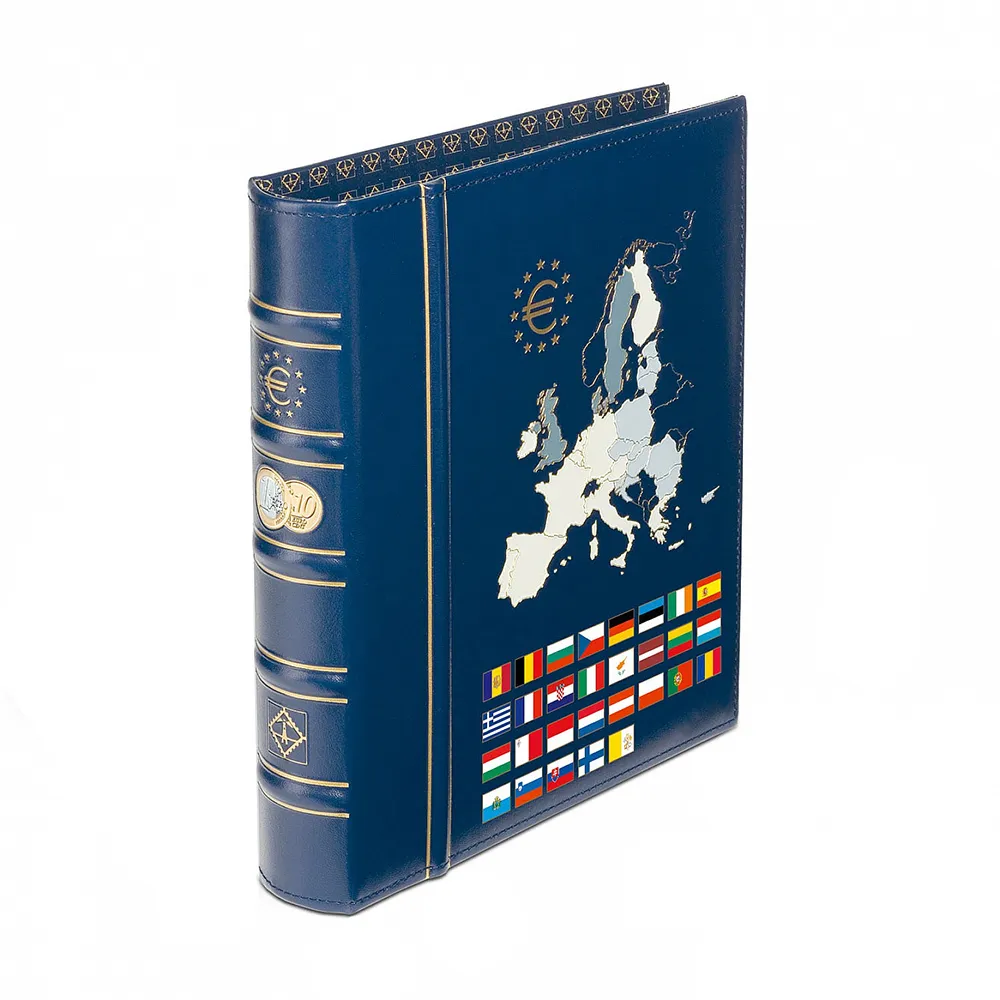 

Альбом для монет Leuchtturm EuroClassic Clopbieusetbl в футляре, Синий