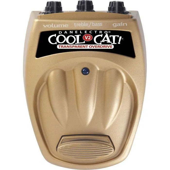 Гитарная педаль эффектов/ примочка Danelectro CTO2 Cool Cat Transparent Overdrive V2