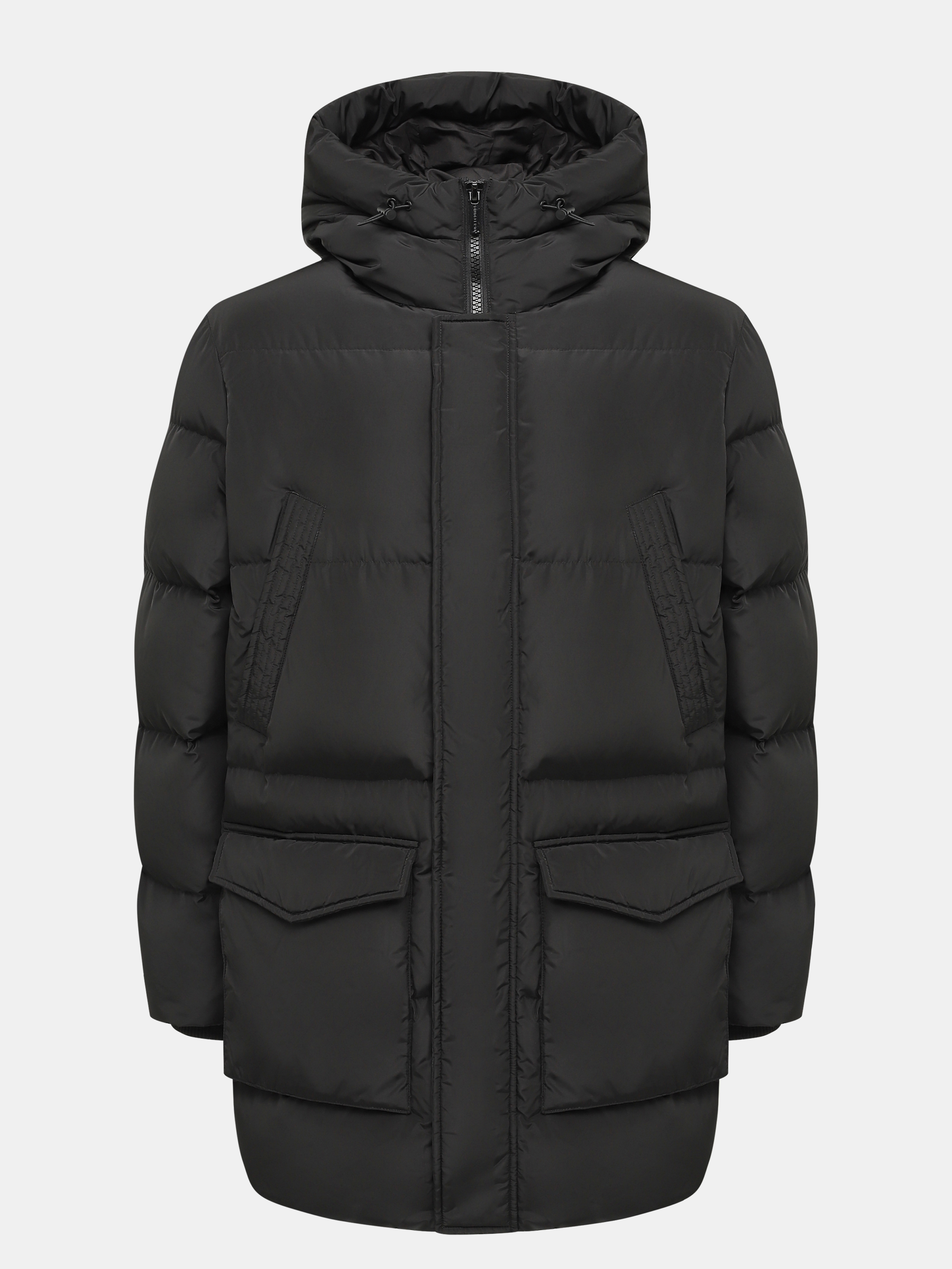 

Пальто мужское Just Clothes 443580 черное 52 RU, Черный, 443580