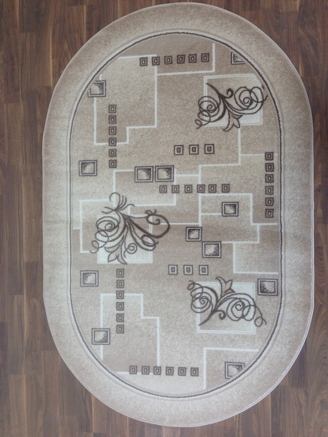фото Ковер sofia rugs lara 4043a овальный кремовый 280х380