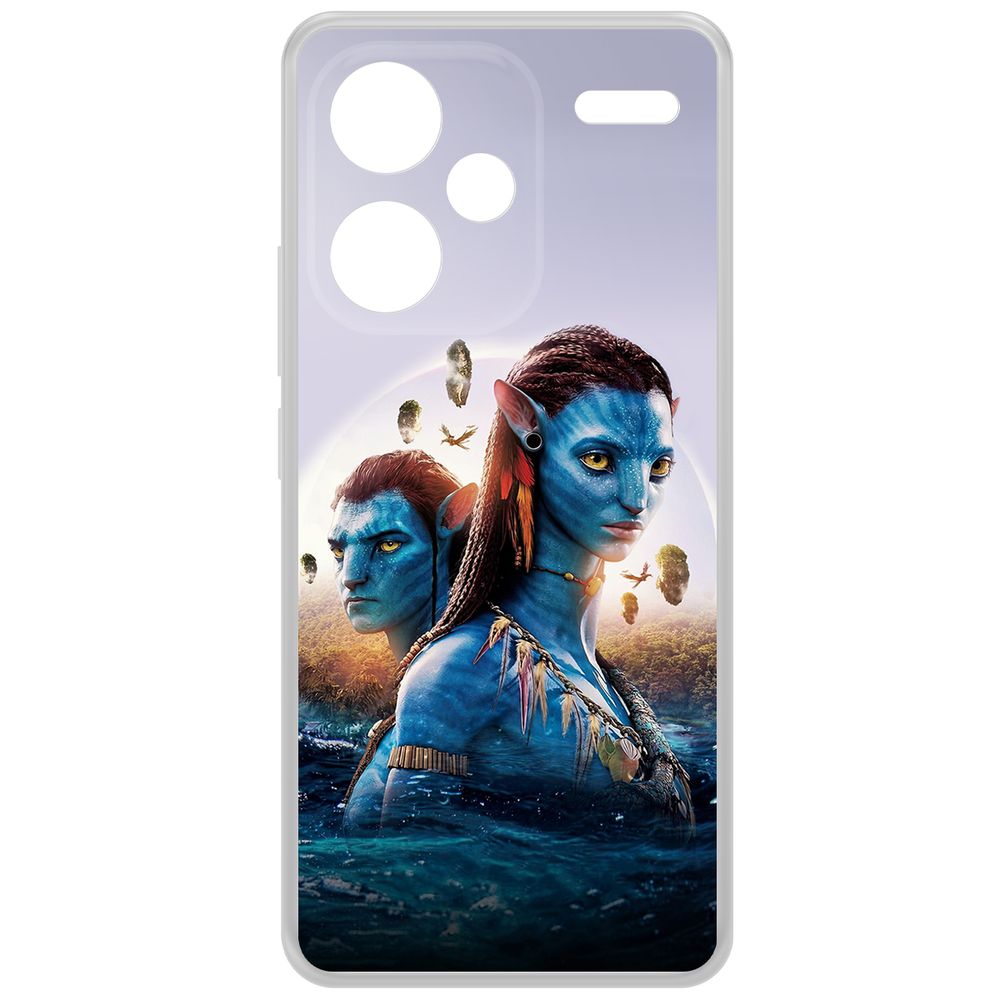 Чехол-накладка Clear Case Аватар - Джейк и Нейтири для Xiaomi Redmi Note 13 Pro+ 5G