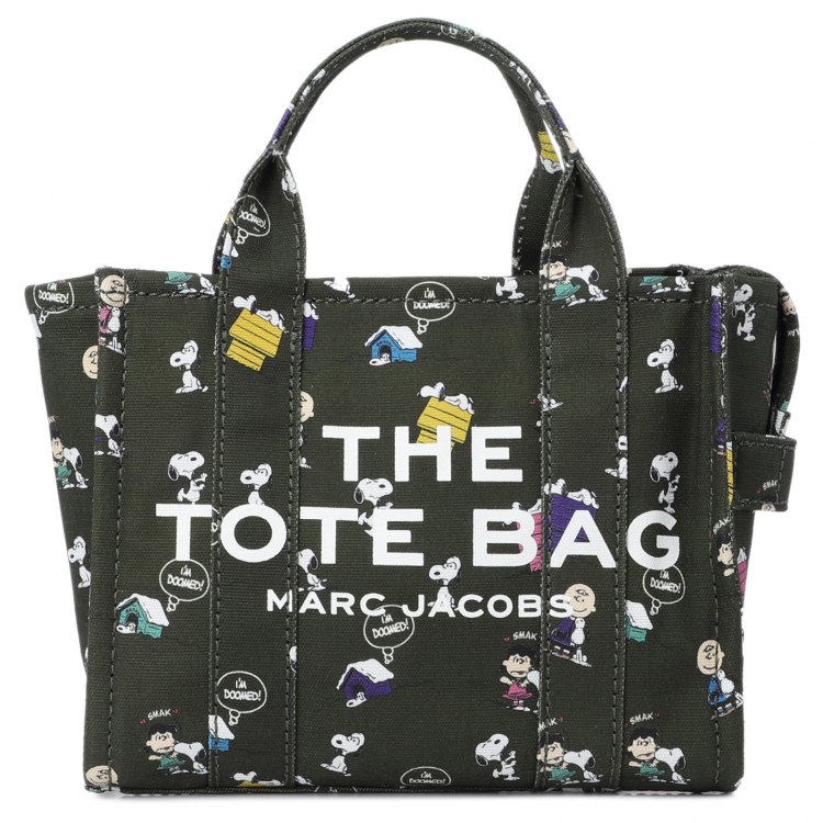 фото Сумка шоппер женская marc jacobs h030m06fa21 темно-зеленая