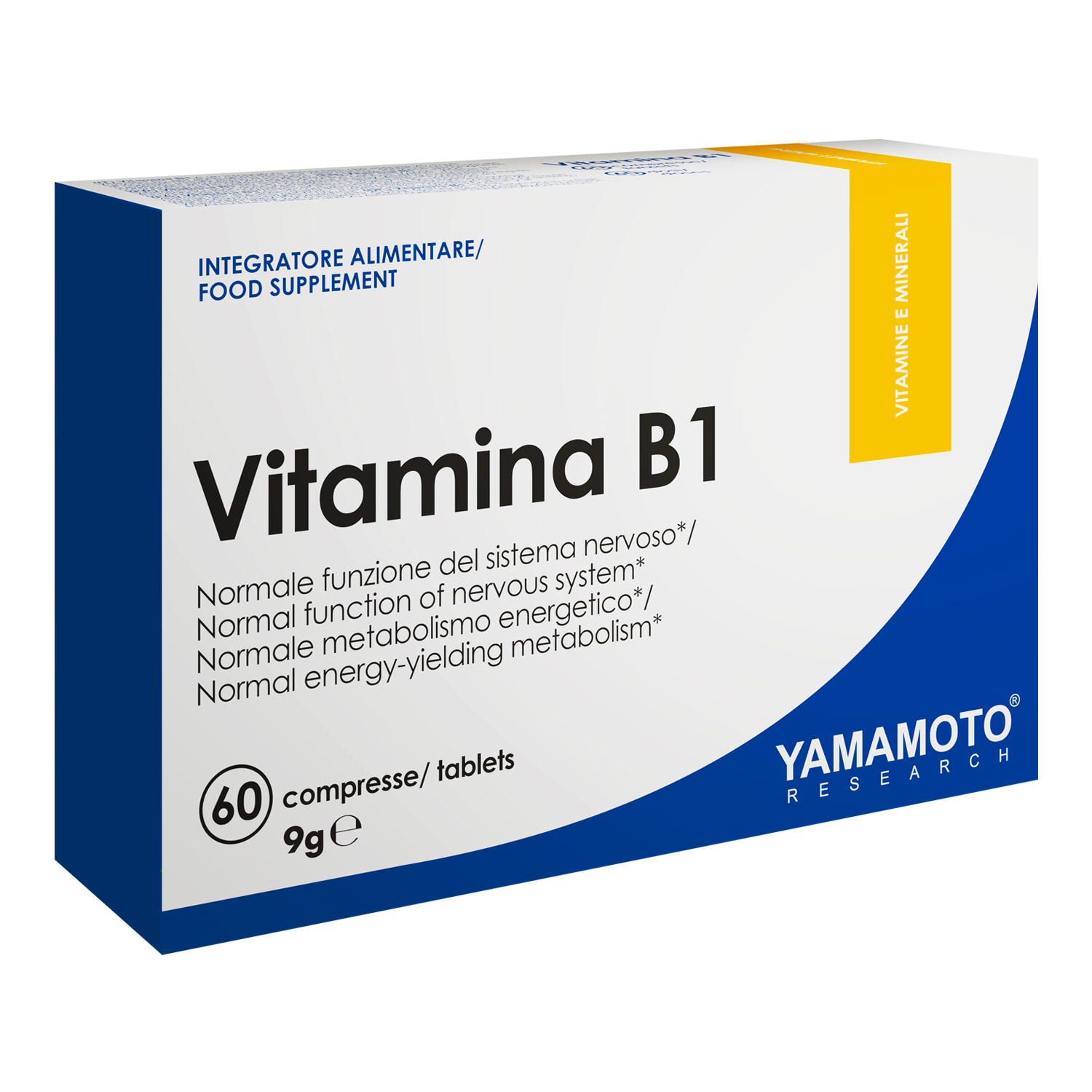 

Yamamoto Vitamina B1, капсулы 60 шт., Vitamina B1, 60 капсул