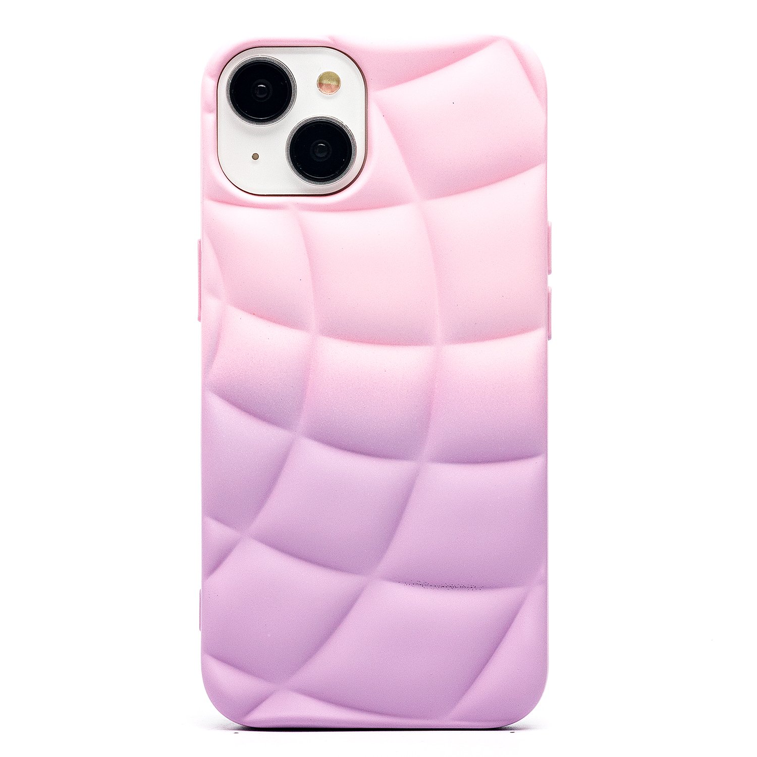

Чехол iPhone 14 силиконовый серия чешуя <розовый>