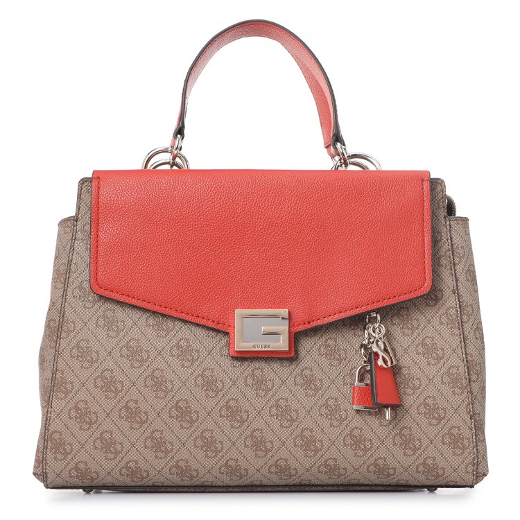 Комплект (брелок+сумка) женский Guess HWSG7873070, красный